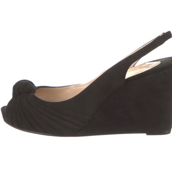Christian Louboutin Shoes - Christian Louboutin Suede Slingback heels